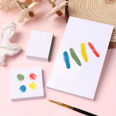 50Pcs Disposable Paper Waterproof Polish Tray Palette For Mixing Gel Painting