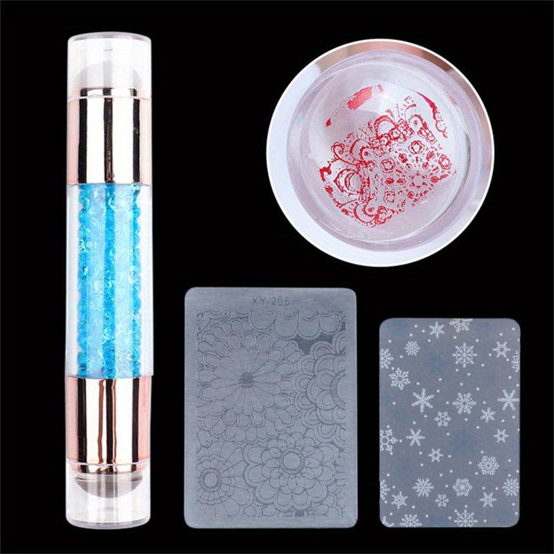 Silicone Nail Art Stamper for French Manicure DIY Nail Decor
