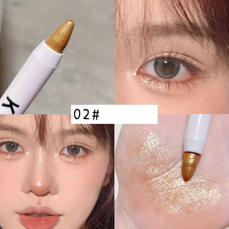 Long Lasting Pearly Highlighter Eyeshadow Pen for Brightening Eyes