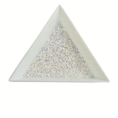 5 Pcs Nail Arts Spots Drill Tool Triangle Plate Jewelry Box