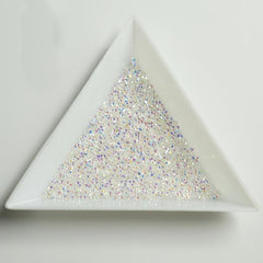 5 Pcs Nail Arts Spots Drill Tool Triangle Plate Jewelry Box
