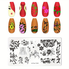 Stainless Steel Stamping Plates for Unique Nail Art