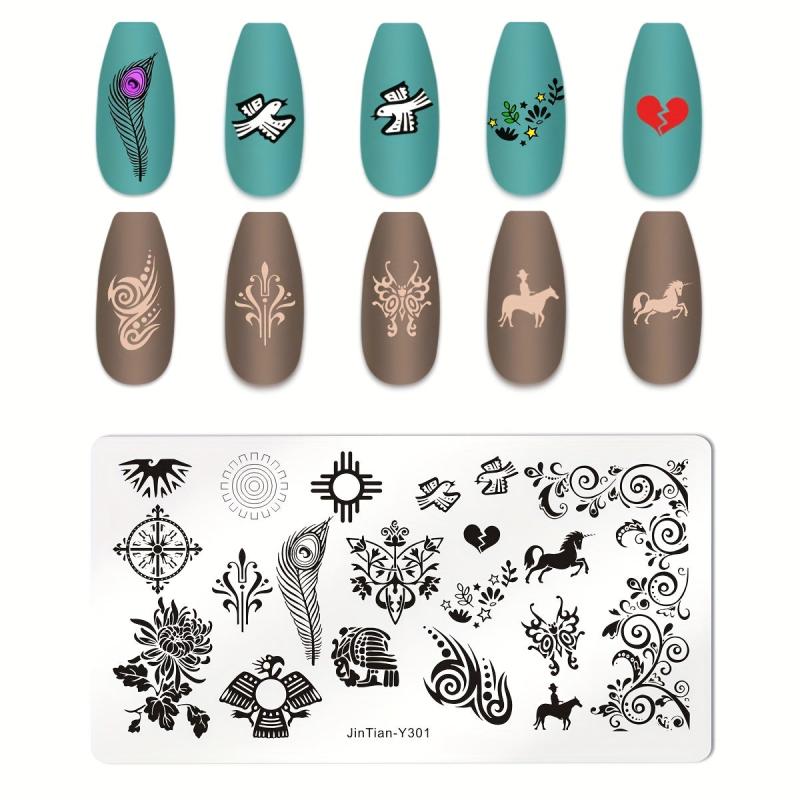 Stainless Steel Stamping Plates for Unique Nail Art