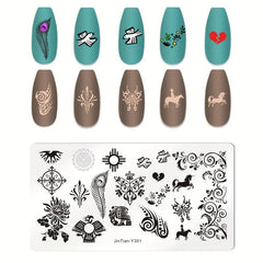 Stainless Steel Stamping Plates for Unique Nail Art