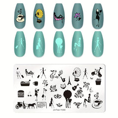 Stainless Steel Stamping Plates for Unique Nail Art
