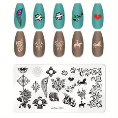 Stainless Steel Stamping Plates for Unique Nail Art