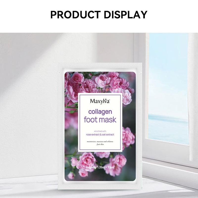 Rose Foot Mask Nourishing Whitening Hydrating Moisturizing