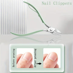 Manicure Set Nail Clipper with File Exfoliating Gift 16 Pc Set Green