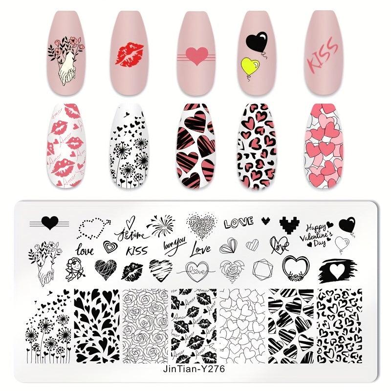 Stainless Steel Nail Stamping Plates Image Stamp Template Nail Art Decoration