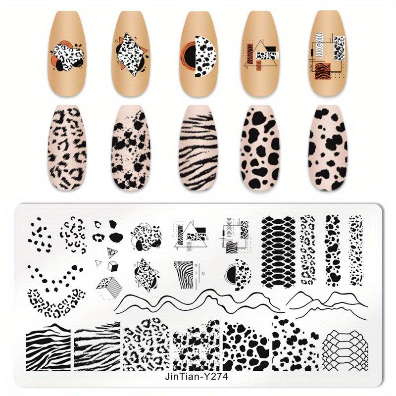 Stainless Steel Nail Stamping Plates Image Stamp Template Nail Art Decoration