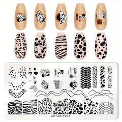 Stainless Steel Nail Stamping Plates Image Stamp Template Nail Art Decoration