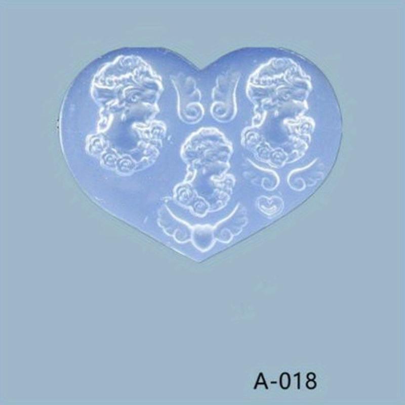 Heart Strawberry Cat Flower Cookie Silicone Nail Decoration Mold