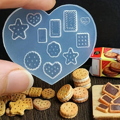 Heart Strawberry Cat Flower Cookie Silicone Nail Decoration Mold