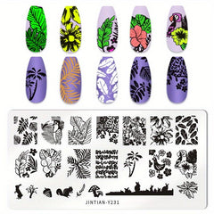 Stainless Steel Nail Stamping Plates for Creative Nail Art