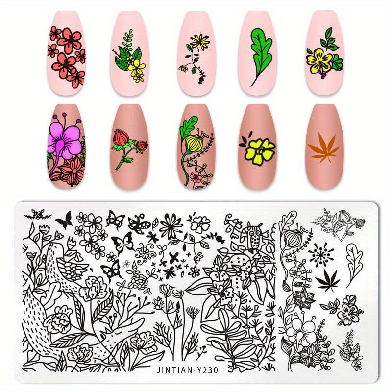 Stainless Steel Nail Stamping Plates for Creative Nail Art