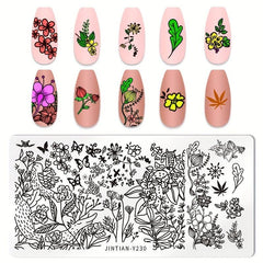 Stainless Steel Nail Stamping Plates for Creative Nail Art