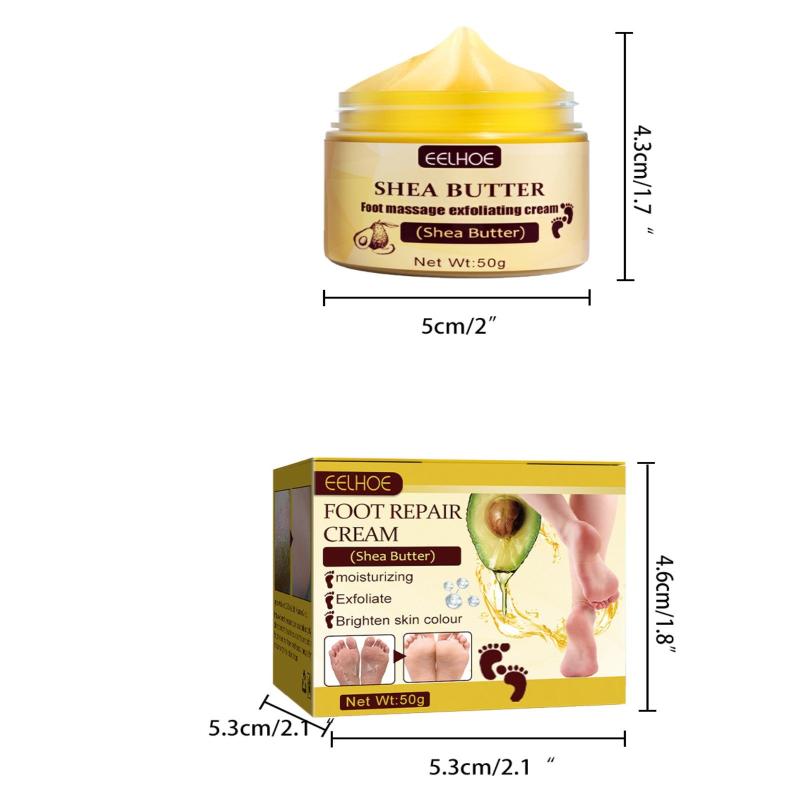 Intensive Foot Repair Balm for Dry, Cracked Feet - Moisturizing Foot Cream