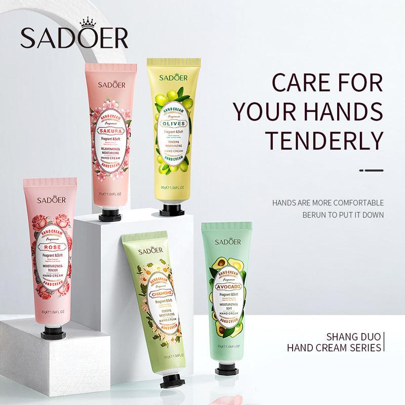 10 Pack Hand Cream Set - Flower Fruit Fragrance - Dry Hand Moisturizing Lotion