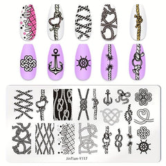Stainless Steel Nail Stamping Plates Image Stamp Template Nail Art Decoration