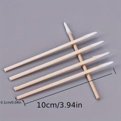 100pcs Double Precision Cotton Swabs Paper Stick
