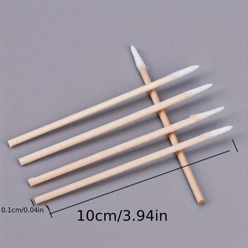 100pcs Double Precision Cotton Swabs Paper Stick