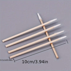 100pcs Double Precision Cotton Swabs Paper Stick