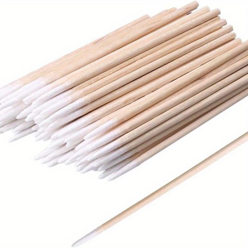 100pcs Double Precision Cotton Swabs Paper Stick