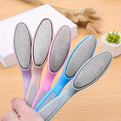 Portable Foot File with Brush for Smooth Feet - Callus Remover Dead Skin Scraper