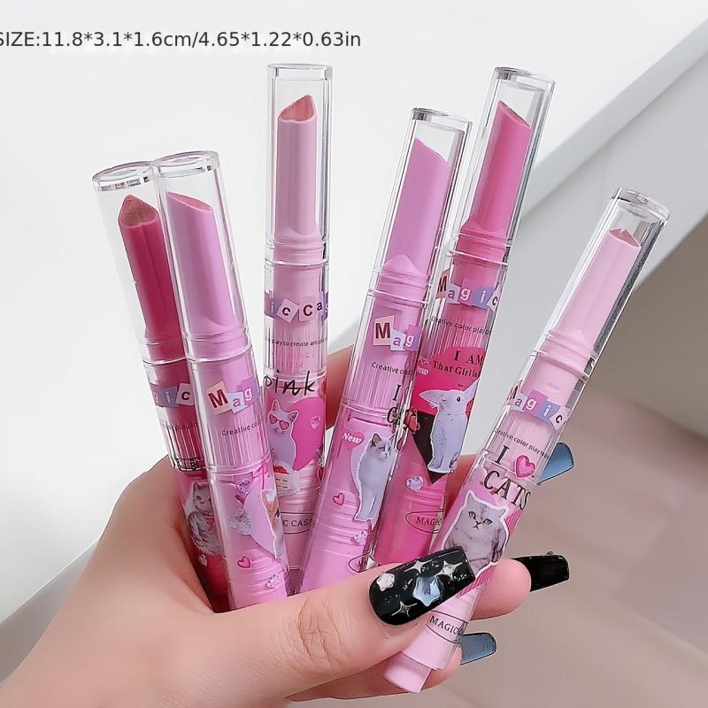 Matte Cup Lipstick Waterproof Non Smudge Velvet Creamy Texture Natural Makeup