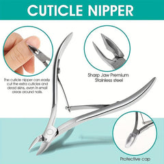 Stainless Steel Cuticle Pliers for Nail and Toe Health