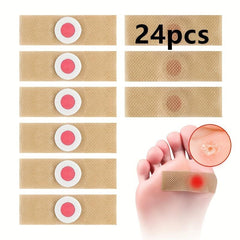 24pcs Corn Removers For Feet Removes Callus Toe Corns Fast