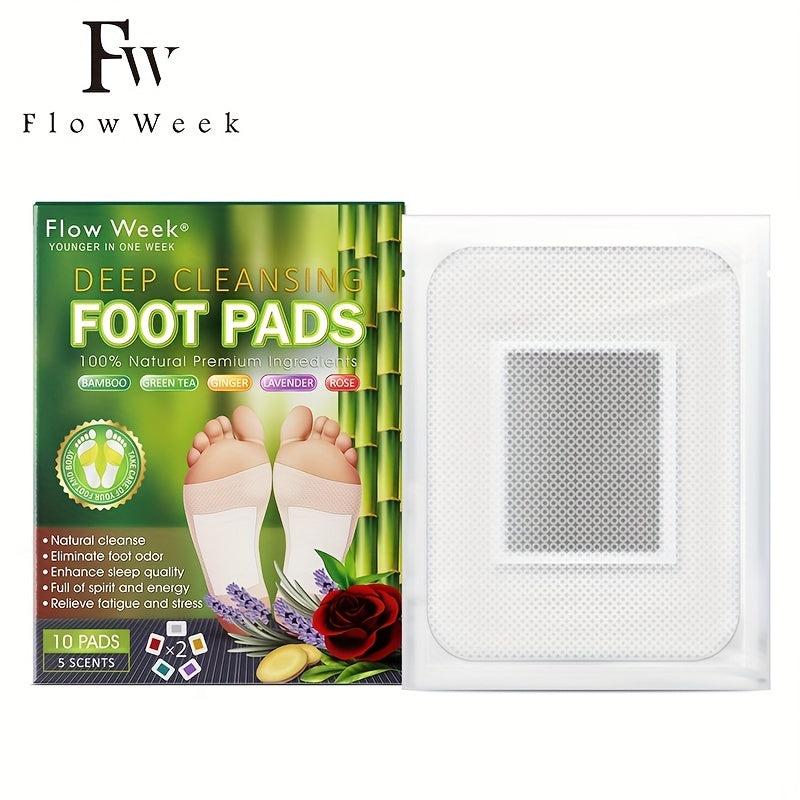 Deep Cleansing Foot Pads with Bamboo Vinegar & Ginger Powder for Foot Care