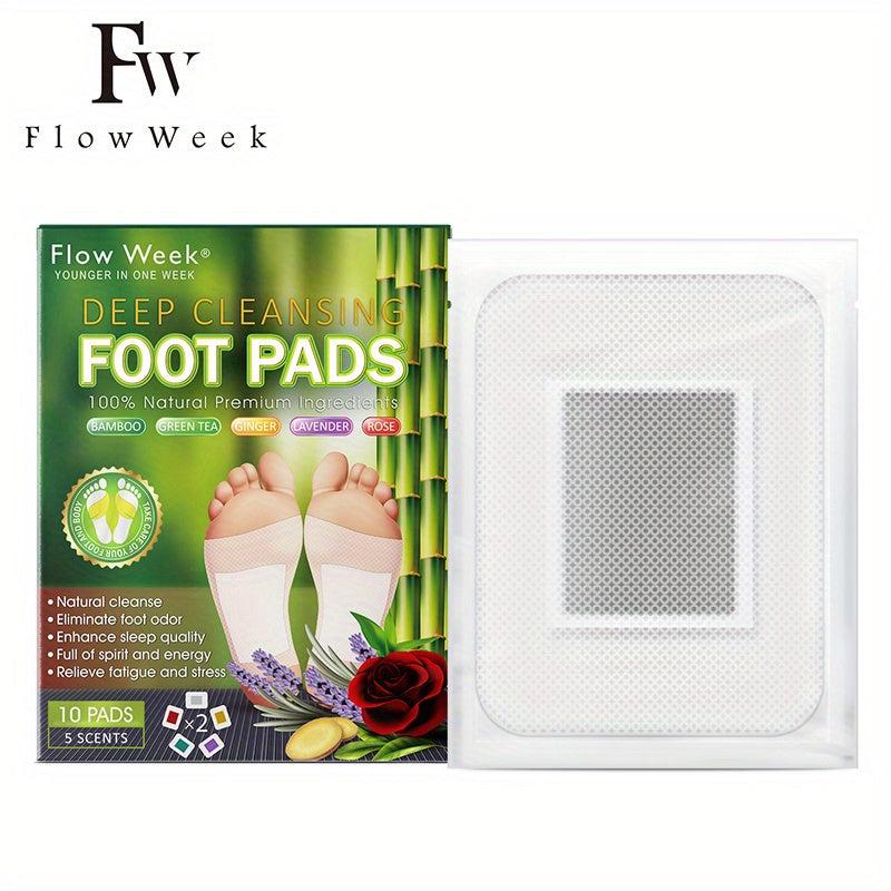 Deep Cleansing Foot Pads with Bamboo Vinegar & Ginger Powder for Foot Care