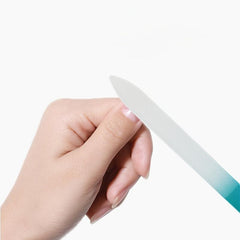 Crystal Glass Nail File Manicure Tool for Polishing and Shaping