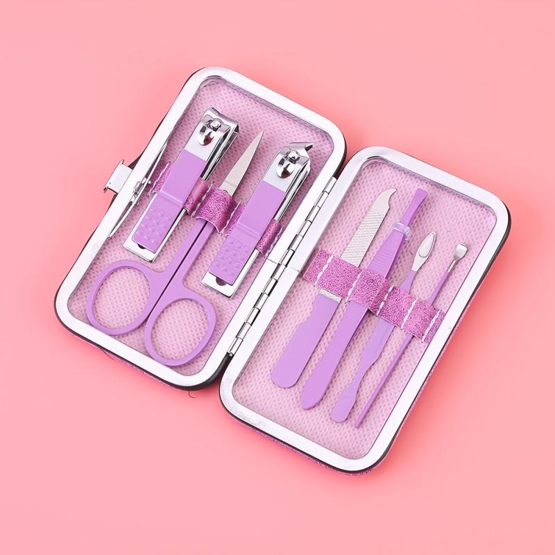 Professional Manicure Set Stainless Steel Grooming Kit for Women and Men