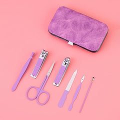 Professional Manicure Set Stainless Steel Grooming Kit for Women and Men