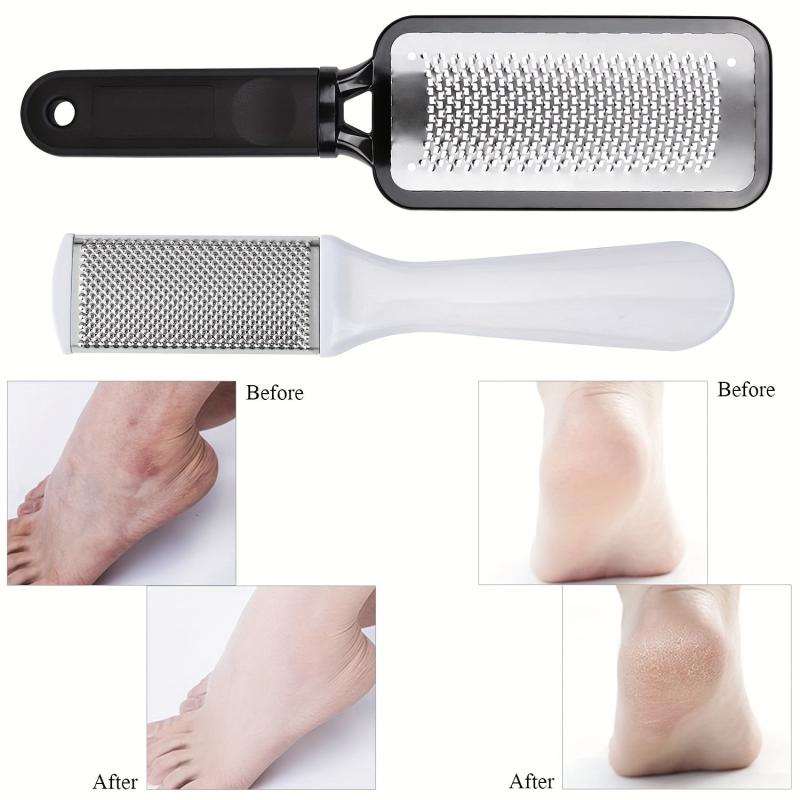 3 Pcs Foot Files Heel Callus Remover Stainless Steel Rasp File