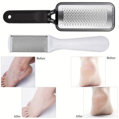3 Pcs Foot Files Heel Callus Remover Stainless Steel Rasp File