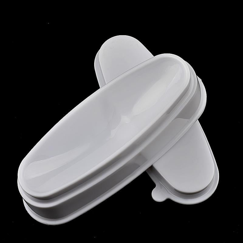 French Nail Dipping Powder Jar Tray Nail Line Mold PVC Tray DIY Nail Art Tool