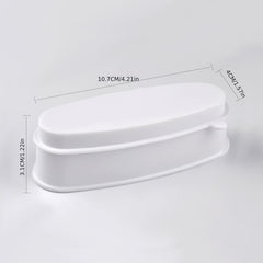 French Nail Dipping Powder Jar Tray Nail Line Mold PVC Tray DIY Nail Art Tool