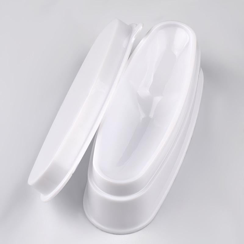 French Nail Dipping Powder Jar Tray Nail Line Mold PVC Tray DIY Nail Art Tool