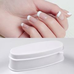 French Nail Dipping Powder Jar Tray Nail Line Mold PVC Tray DIY Nail Art Tool