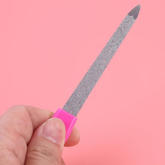 Double Sided Nail Files Stainless Steel Fingernail Toenail File