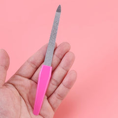 Double Sided Nail Files Stainless Steel Fingernail Toenail File