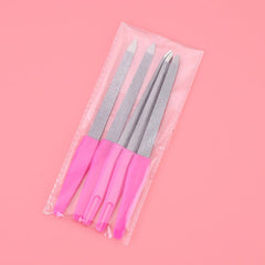 Double Sided Nail Files Stainless Steel Fingernail Toenail File