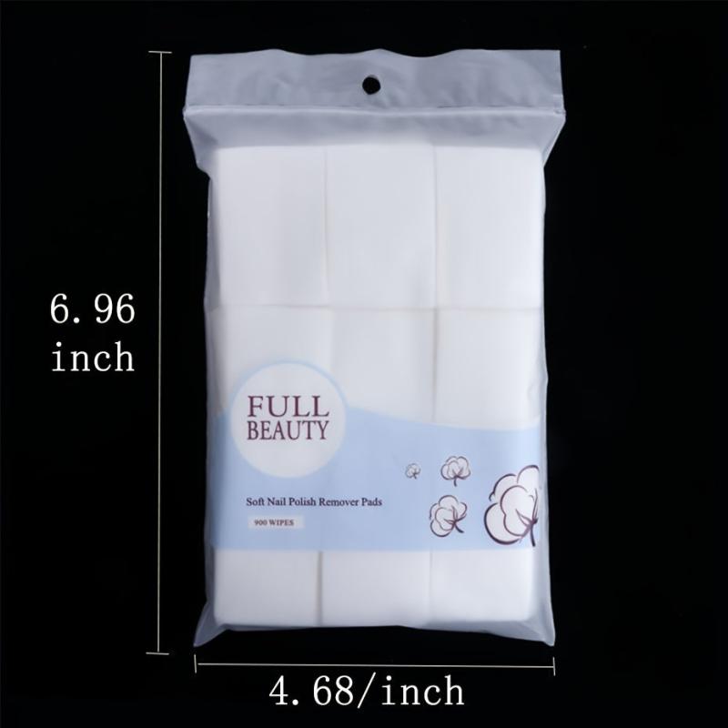 450 Pcs Nail Polish Remover Wraps Pure Paper Wipe Degreaser Pads