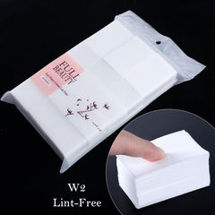 450 Pcs Nail Polish Remover Wraps Pure Paper Wipe Degreaser Pads