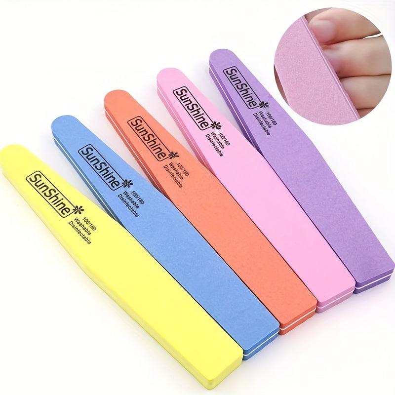 Double-Sided Washable 100 180 Nail Buffer