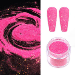 Neon Glitter Sugar Sand Nail Pigment Powder