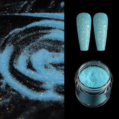 Neon Glitter Sugar Sand Nail Pigment Powder